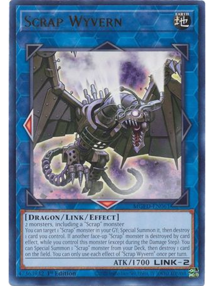 Scrap Wyvern - MGED-EN061 - Rare 1st Edition 1