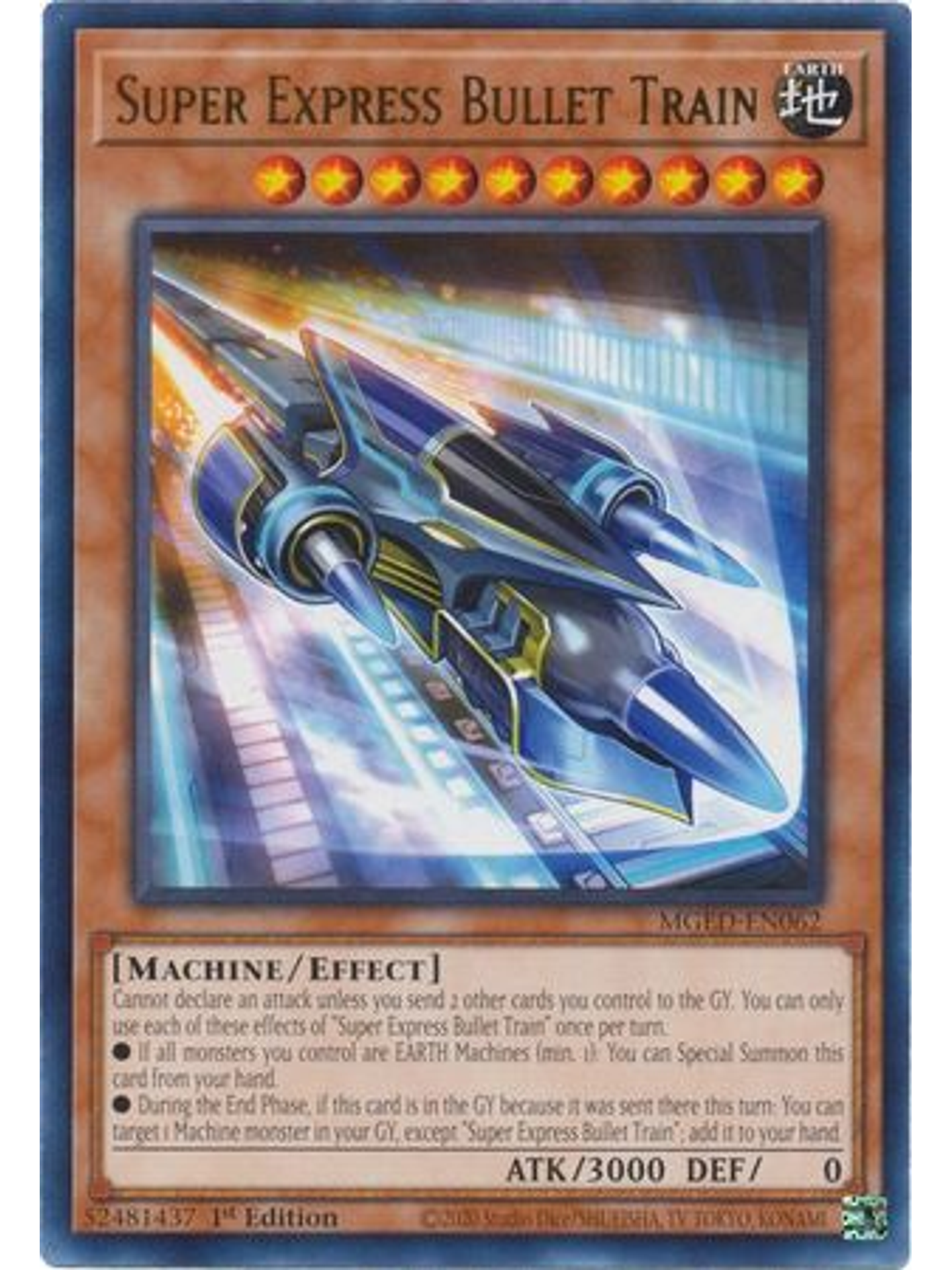 Super Express Bullet Train - MGED-EN062 - Rare 1st Edition 1