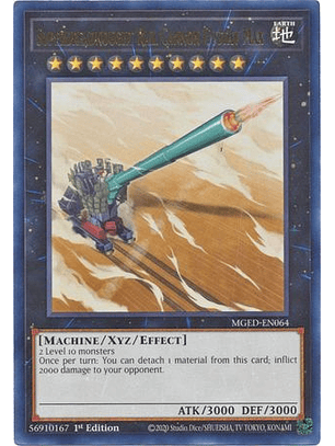 Superdreadnought Rail Cannon Gustav Max - MGED-EN064 - Rare 1st Edition