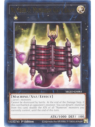 Number 1: Numeron Gate Ekam - MGED-EN083 - Rare 1st Edition