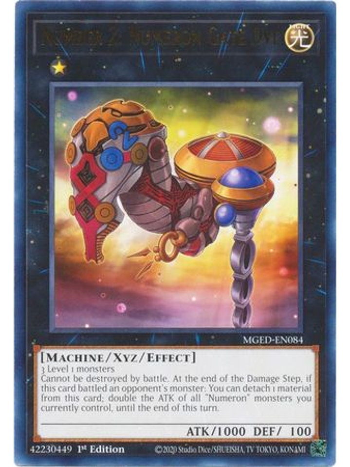 Number 2: Numeron Gate Dve - MGED-EN084 - Rare 1st Edition 1