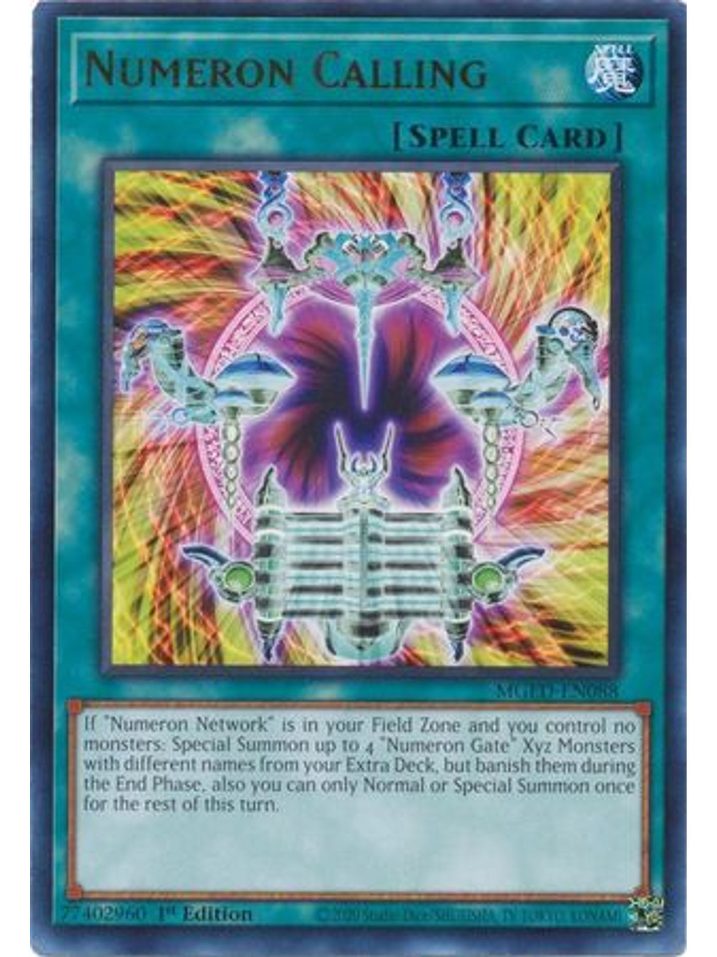 Numeron Calling - MGED-EN088 - Rare 1st Edition 1