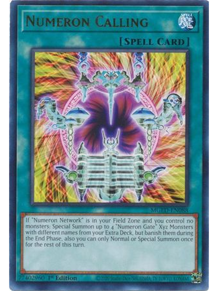 Numeron Calling - MGED-EN088 - Rare 1st Edition 1