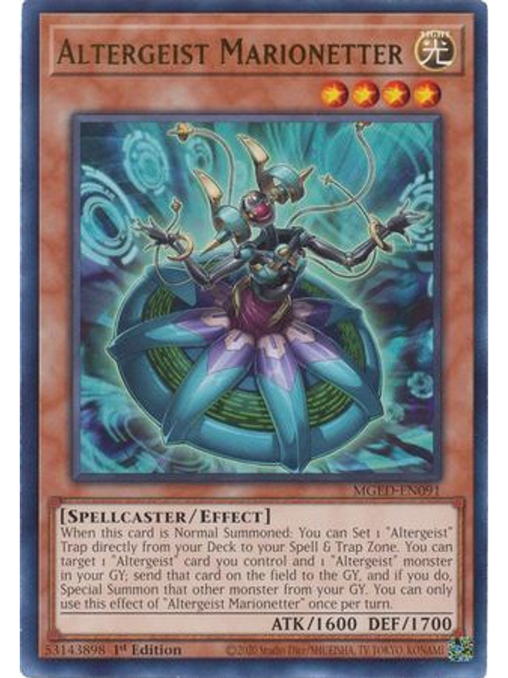 Altergeist Marionetter - MGED-EN091 - Rare 1st Edition 1