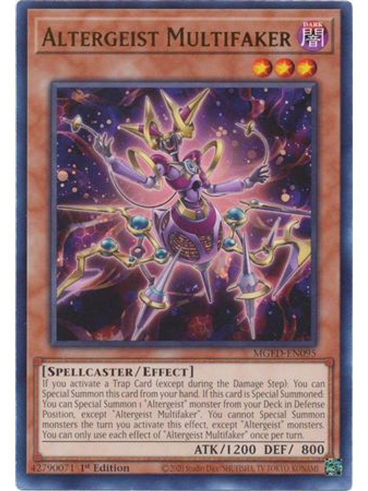 Altergeist Multifaker - MGED-EN095 - Rare 1st Edition 1