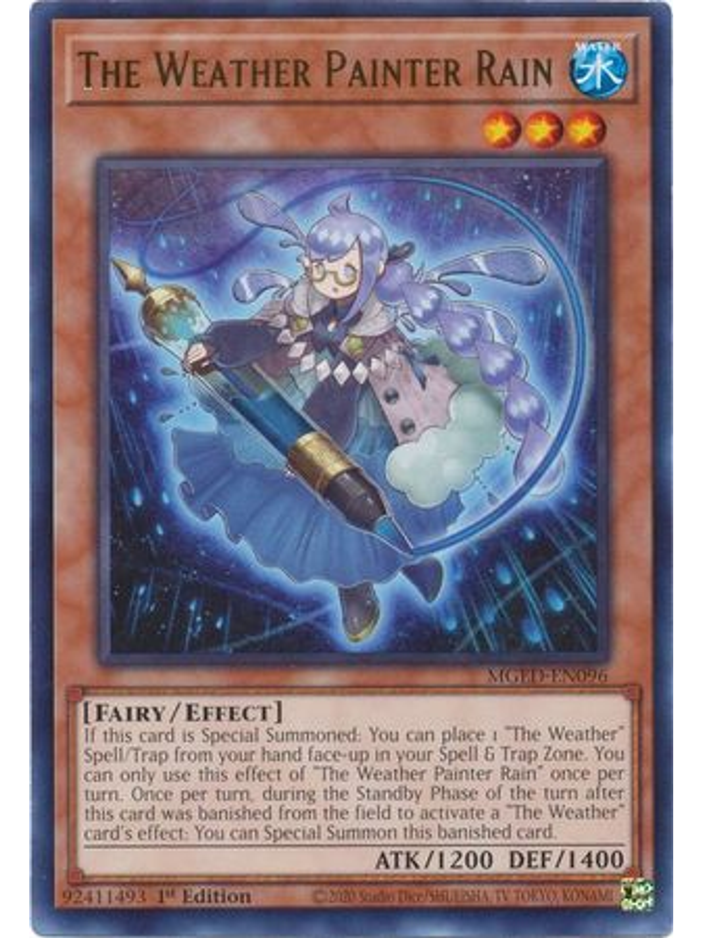 The Weather Painter Rain - MGED-EN096 - Rare 1st Edition 1