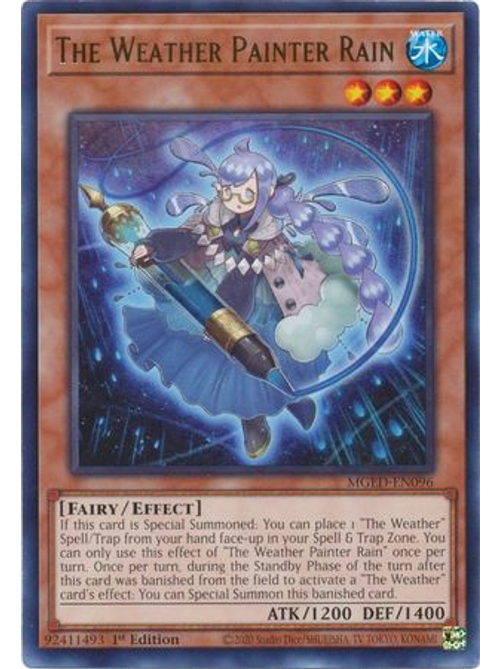 The Weather Painter Rain - MGED-EN096 - Rare 1st Edition 1