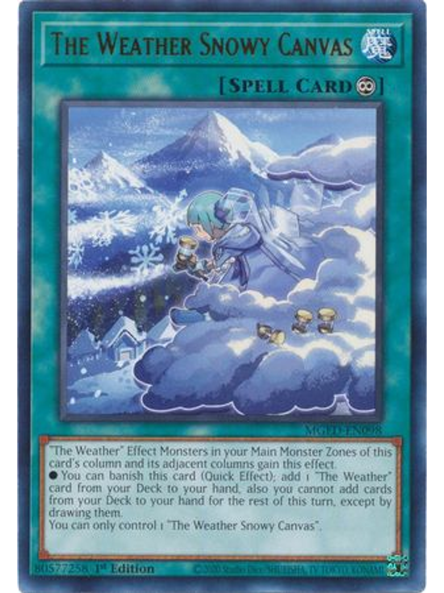 The Weather Snowy Canvas - MGED-EN098 - Rare 1st Edition 1