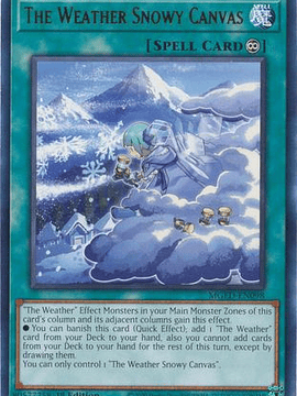 The Weather Snowy Canvas - MGED-EN098 - Rare 1st Edition