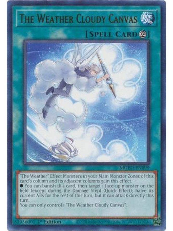 The Weather Cloudy Canvas - MGED-EN099 - Rare 1st Edition 1