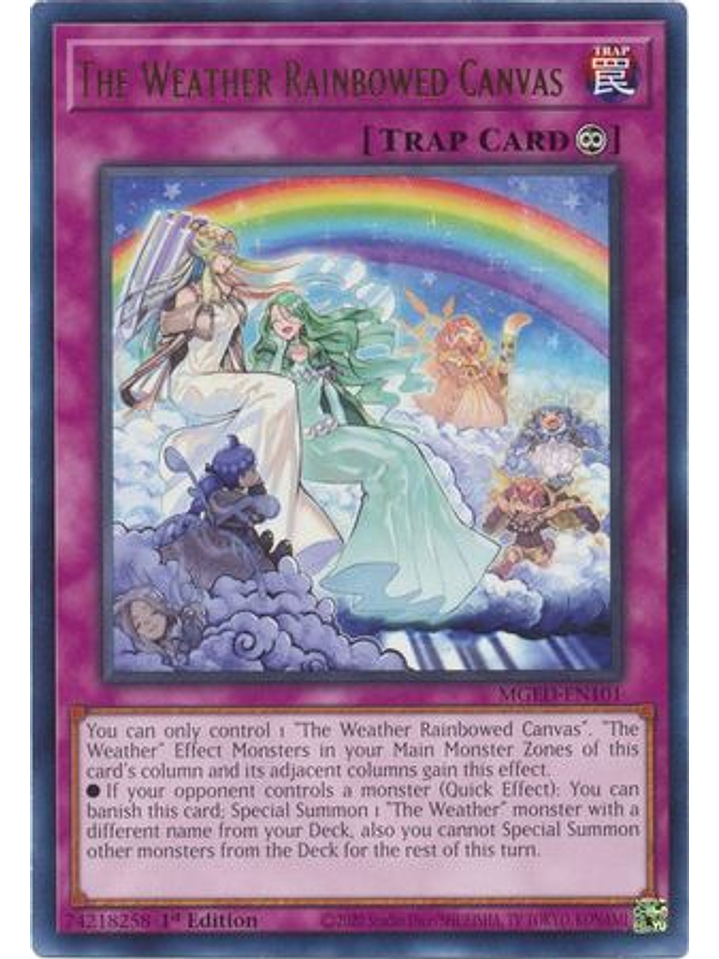 The Weather Rainbowed Canvas - MGED-EN101 - Rare 1st Edition 1
