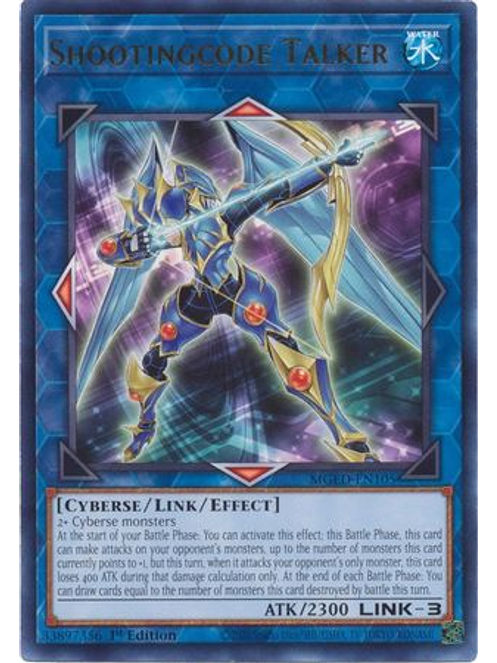 Shootingcode Talker - MGED-EN105 - Rare 1st Edition 1