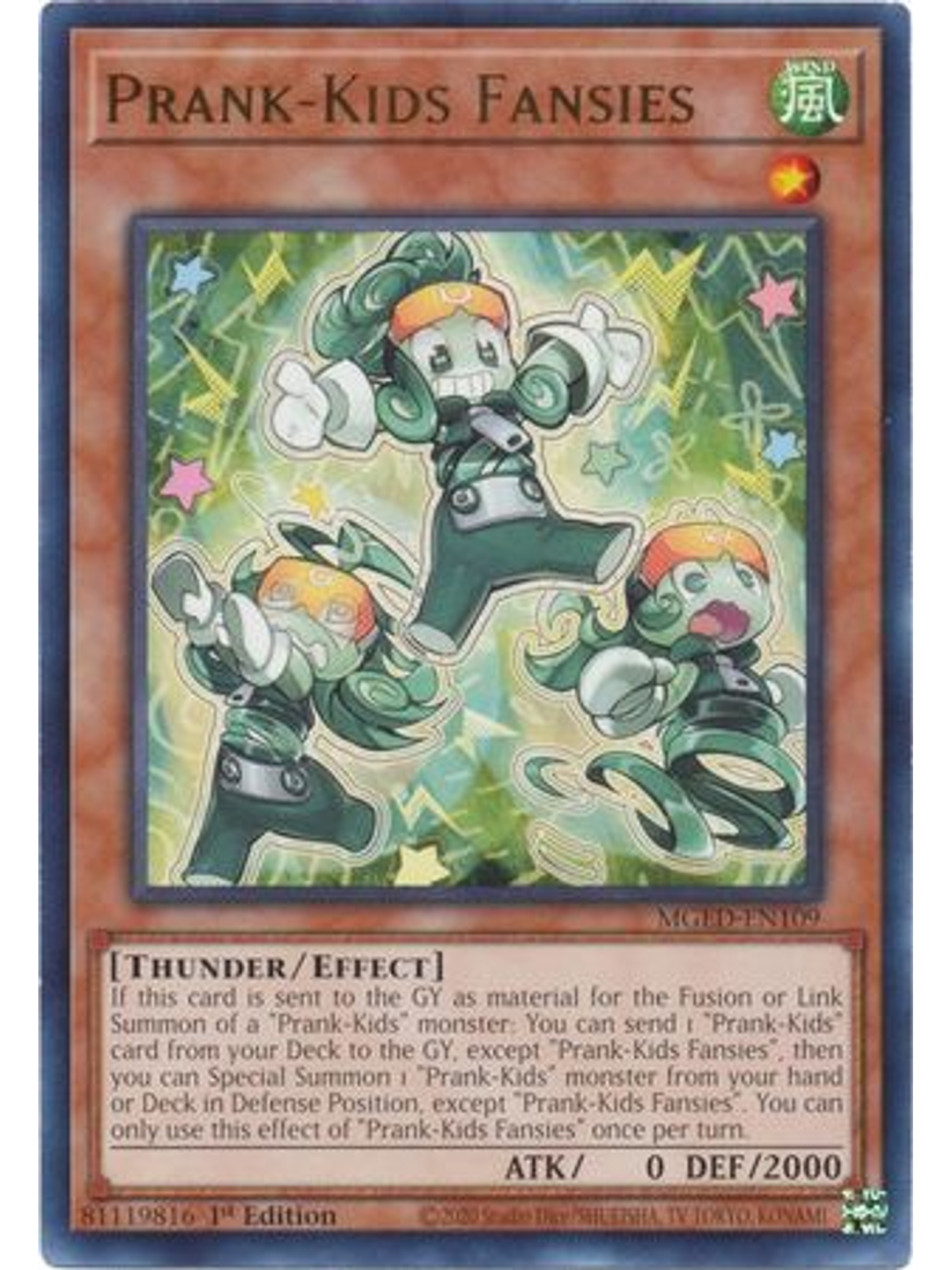 Prank-Kids Fansies - MGED-EN109 - Rare 1st Edition 1