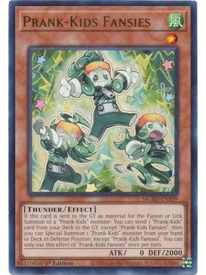 Prank-Kids Fansies - MGED-EN109 - Rare 1st Edition 1