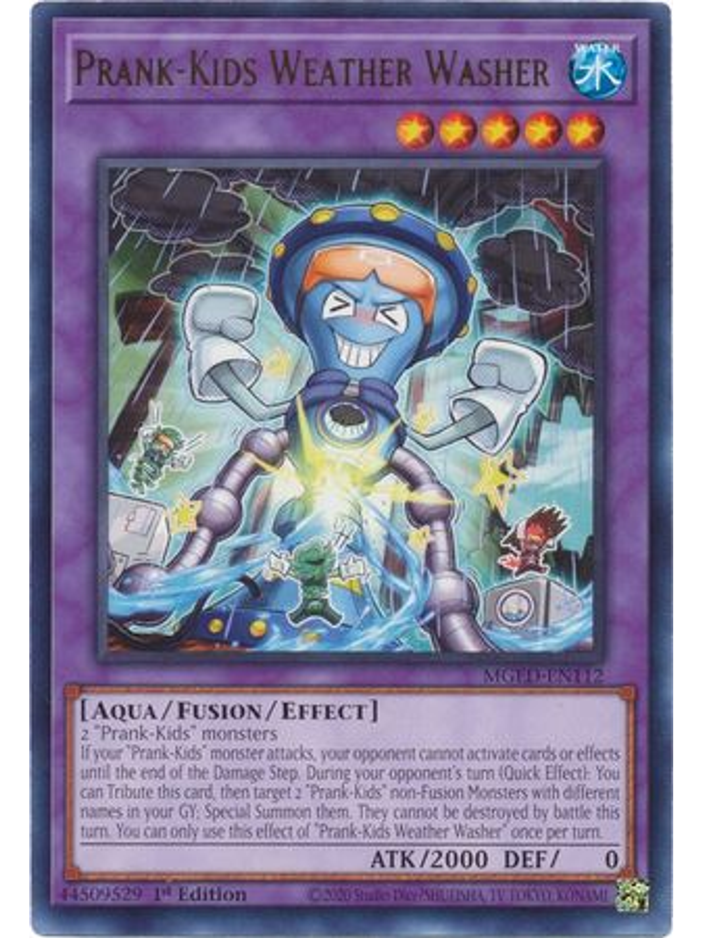 Prank-Kids Weather Washer - MGED-EN112 - Rare 1st Edition 1