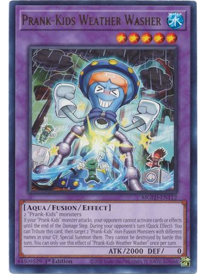 Prank-Kids Weather Washer - MGED-EN112 - Rare 1st Edition 1