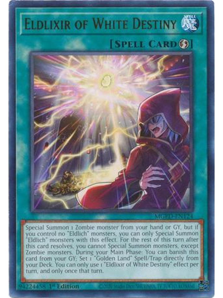 Eldlixir of White Destiny - MGED-EN124 - Rare 1st Edition 1