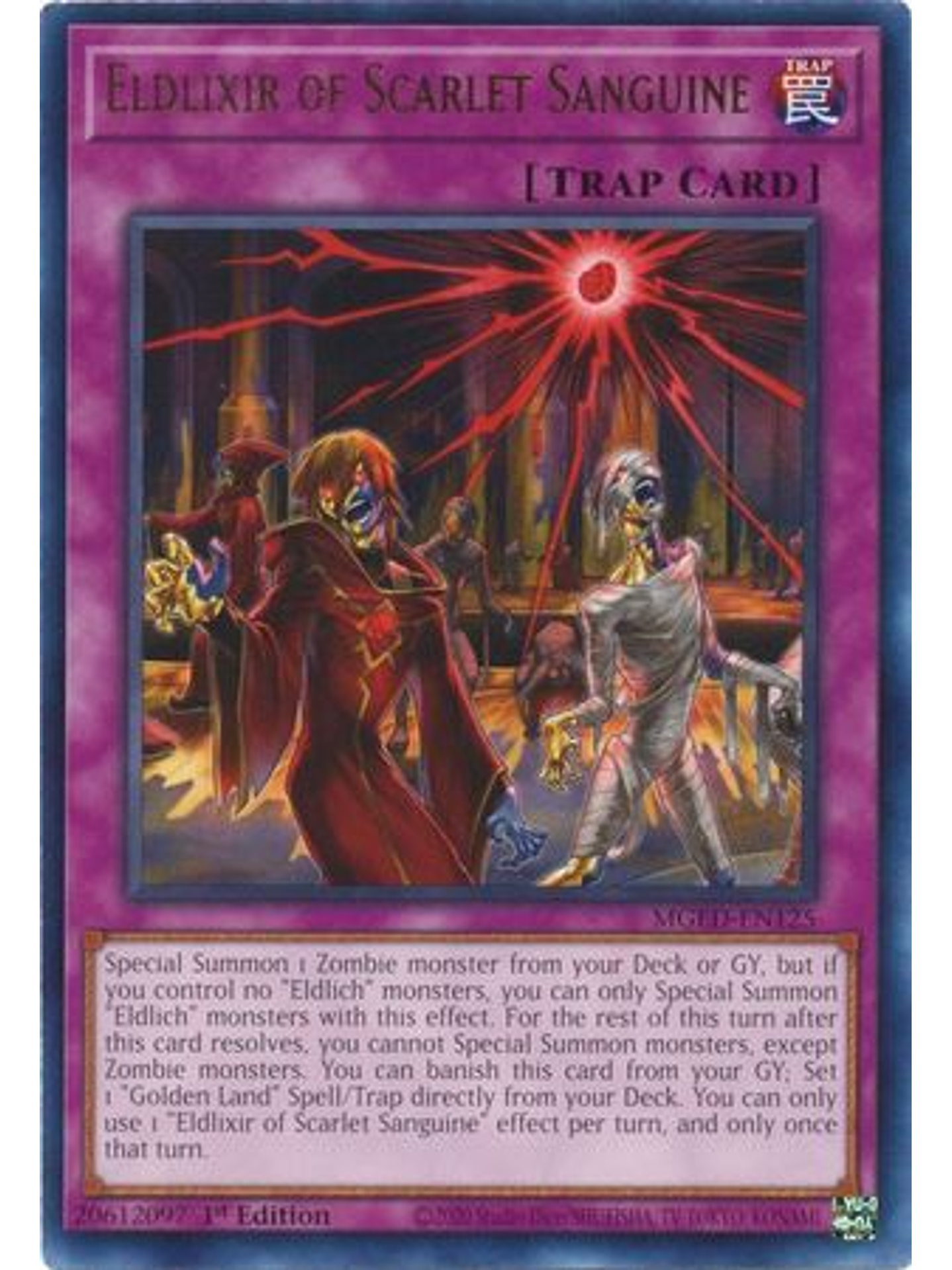 Eldlixir of Scarlet Sanguine - MGED-EN125 - Rare 1st Edition 1