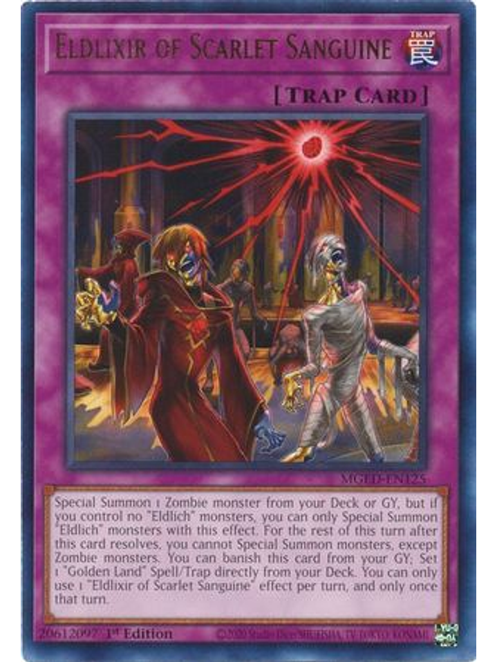 Eldlixir of Scarlet Sanguine - MGED-EN125 - Rare 1st Edition 1