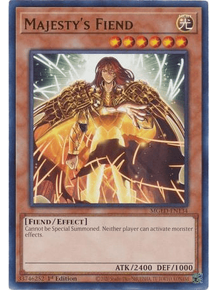 Majesty's Fiend - MGED-EN134 - Rare 1st Edition