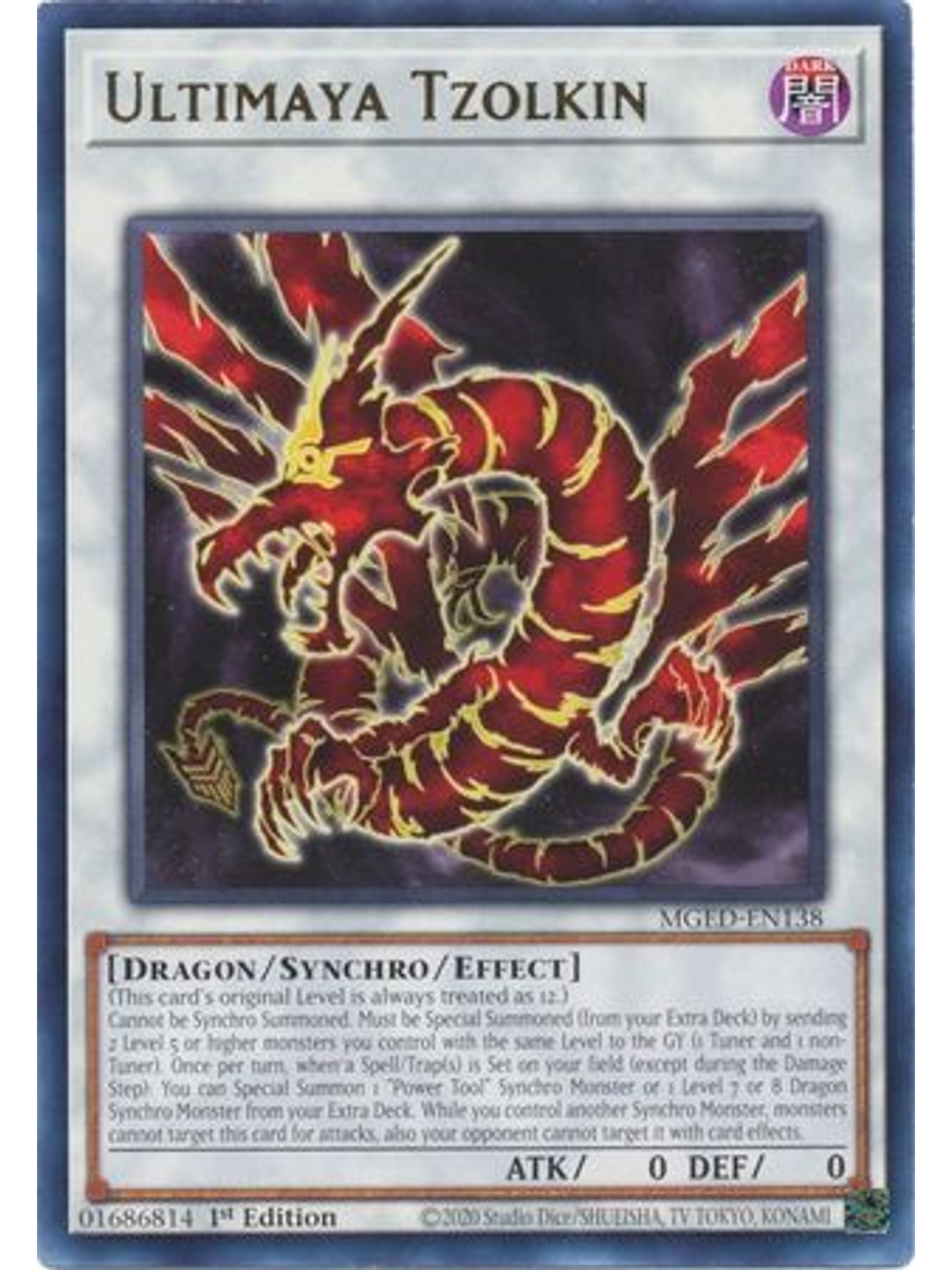 Ultimaya Tzolkin - MGED-EN138 - Rare 1st Edition 1