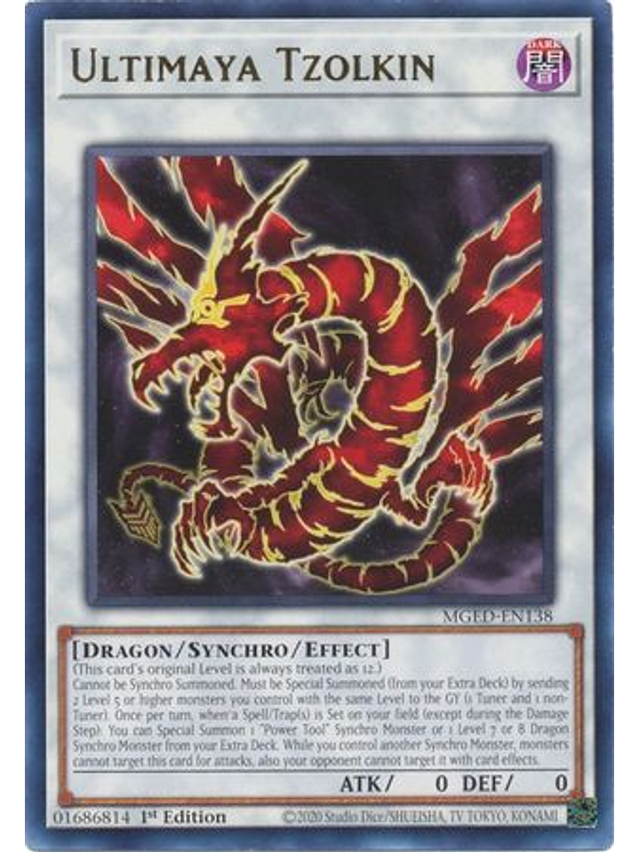 Ultimaya Tzolkin - MGED-EN138 - Rare 1st Edition 1