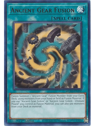 Ancient Gear Fusion - MGED-EN147 - Rare 1st Edition