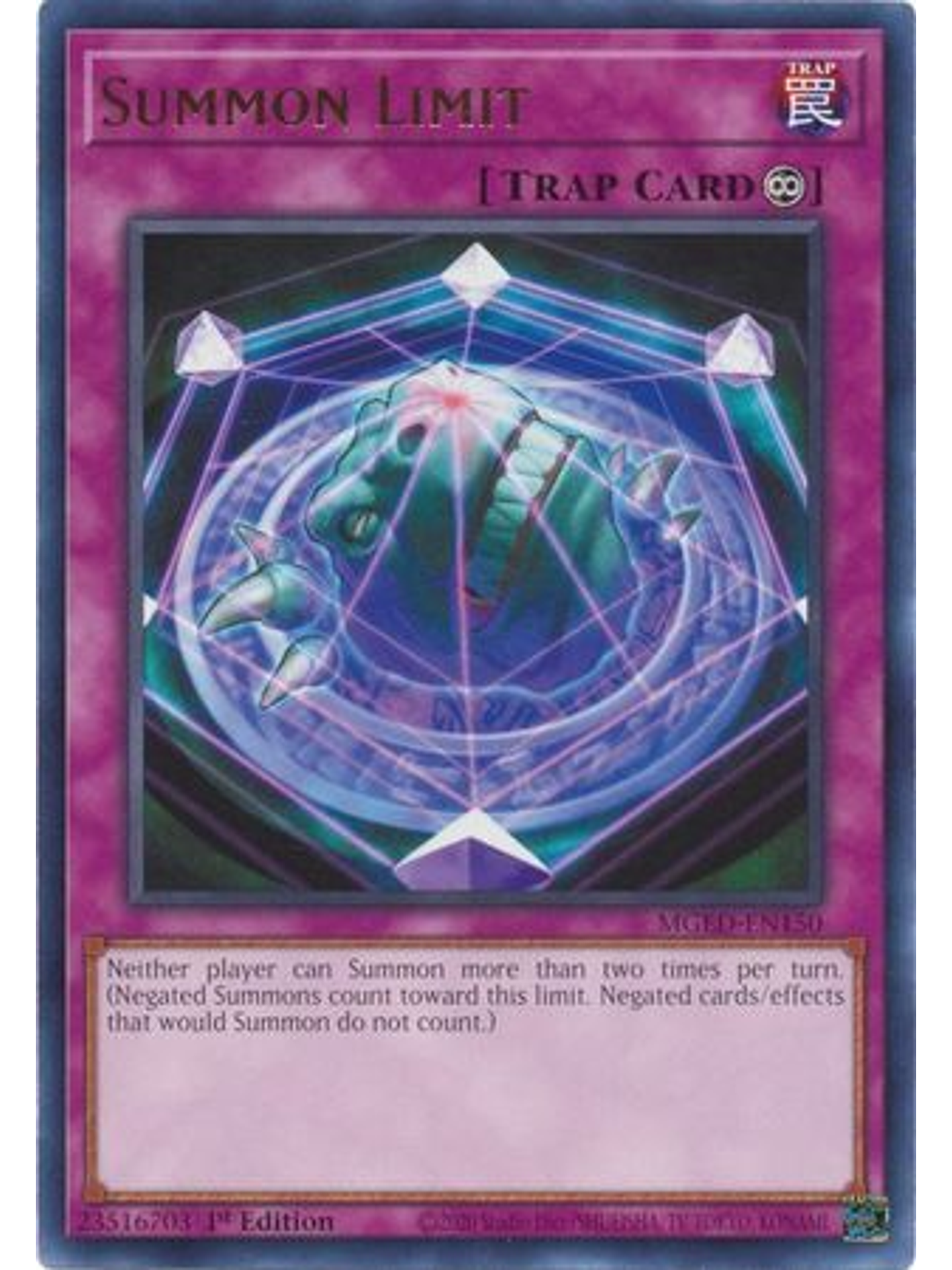 Summon Limit - MGED-EN150 - Rare 1st Edition 1