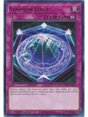 Summon Limit - MGED-EN150 - Rare 1st Edition