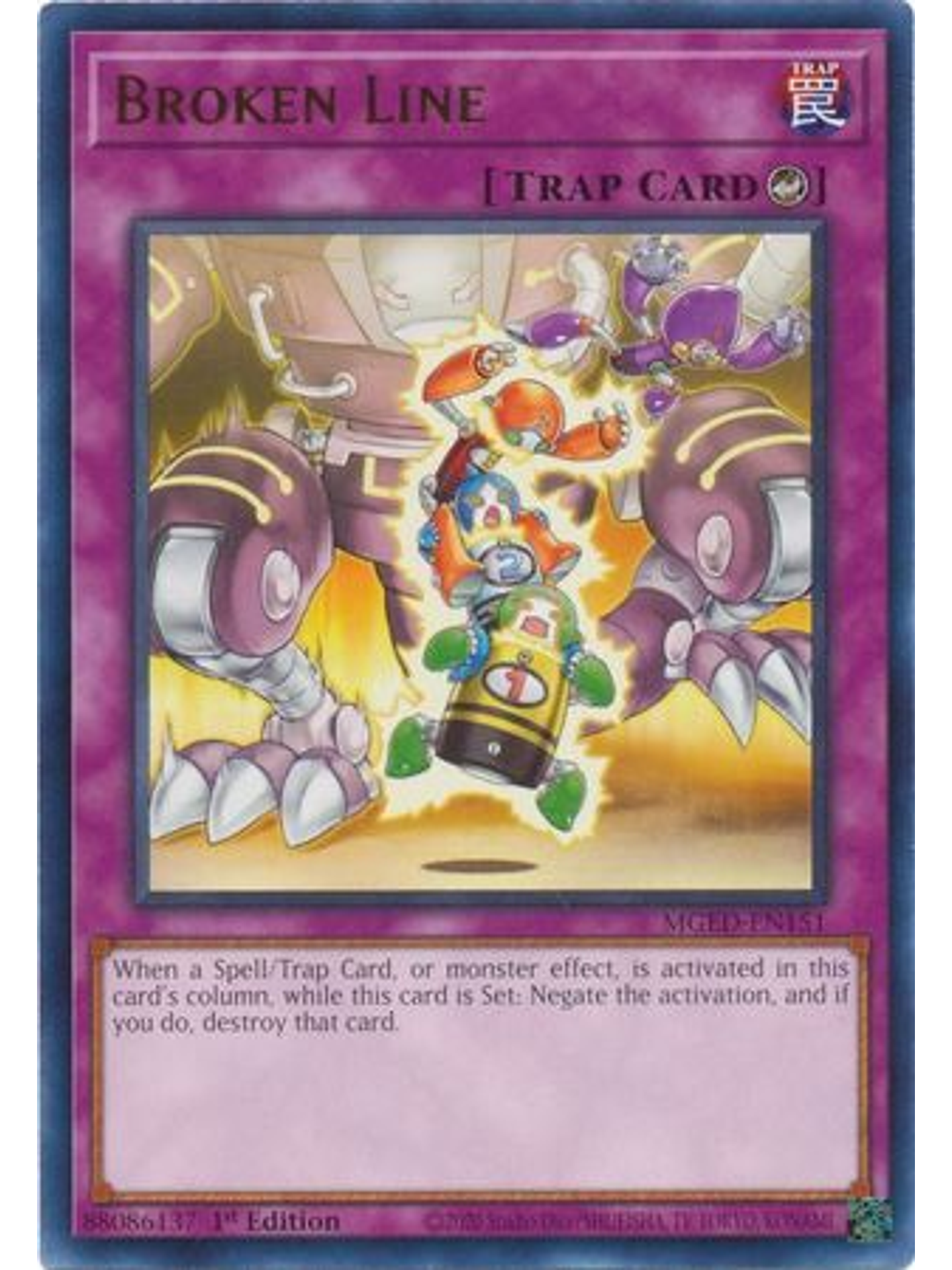 Broken Line - MGED-EN151 - Rare 1st Edition 1