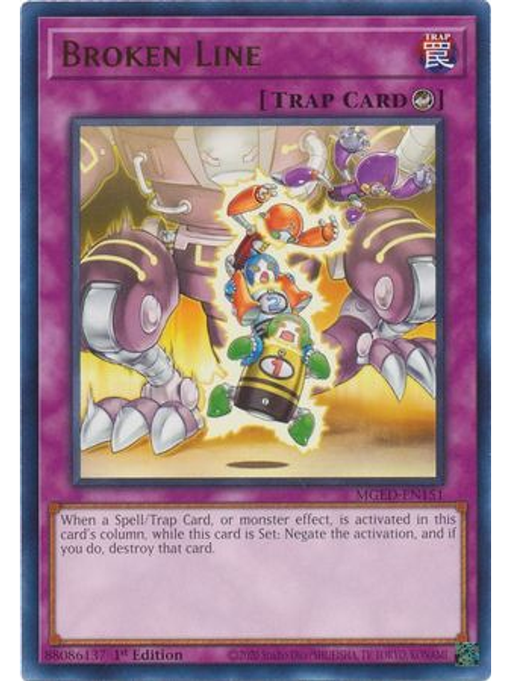 Broken Line - MGED-EN151 - Rare 1st Edition 1