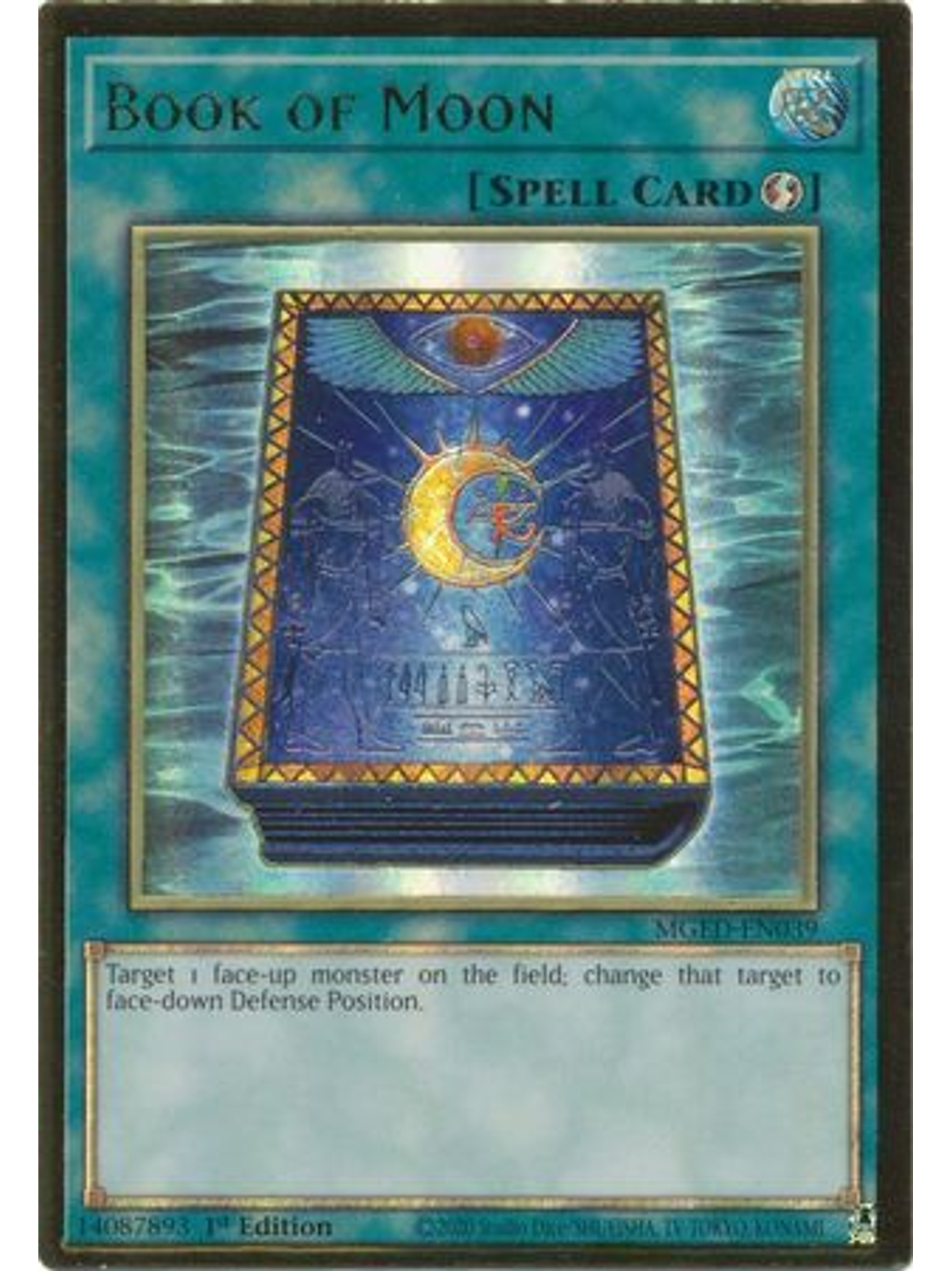 Book of Moon - MGED-EN039 - Premium Gold Rare 1st Edition 1