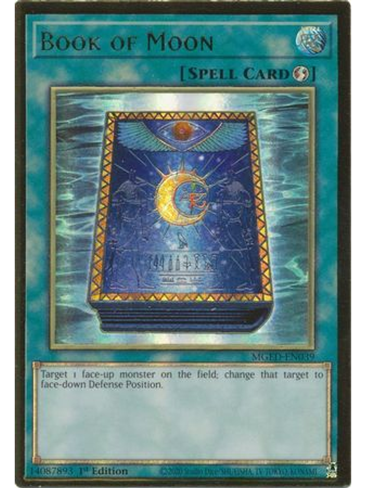 Book of Moon - MGED-EN039 - Premium Gold Rare 1st Edition 1