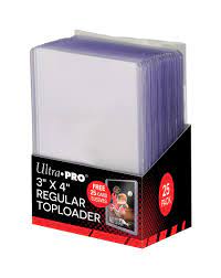  Topload Sleeve: 3x4 Clear Light (x25) con protectores (x25)