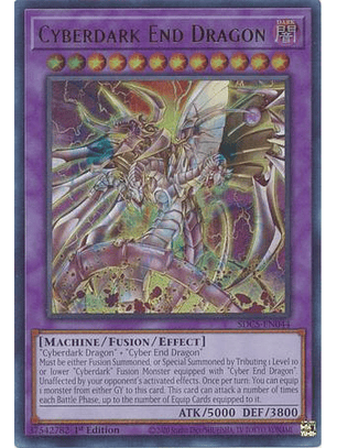Cyberdark End Dragon - SDCS-EN044 - Ultra Rare (Cyber End Dragon Image Bleed)