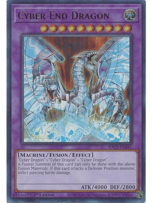 Cyber End Dragon - SDCS-EN041 - Ultra Rare (Cyberdark End Dragon Image Bleed)