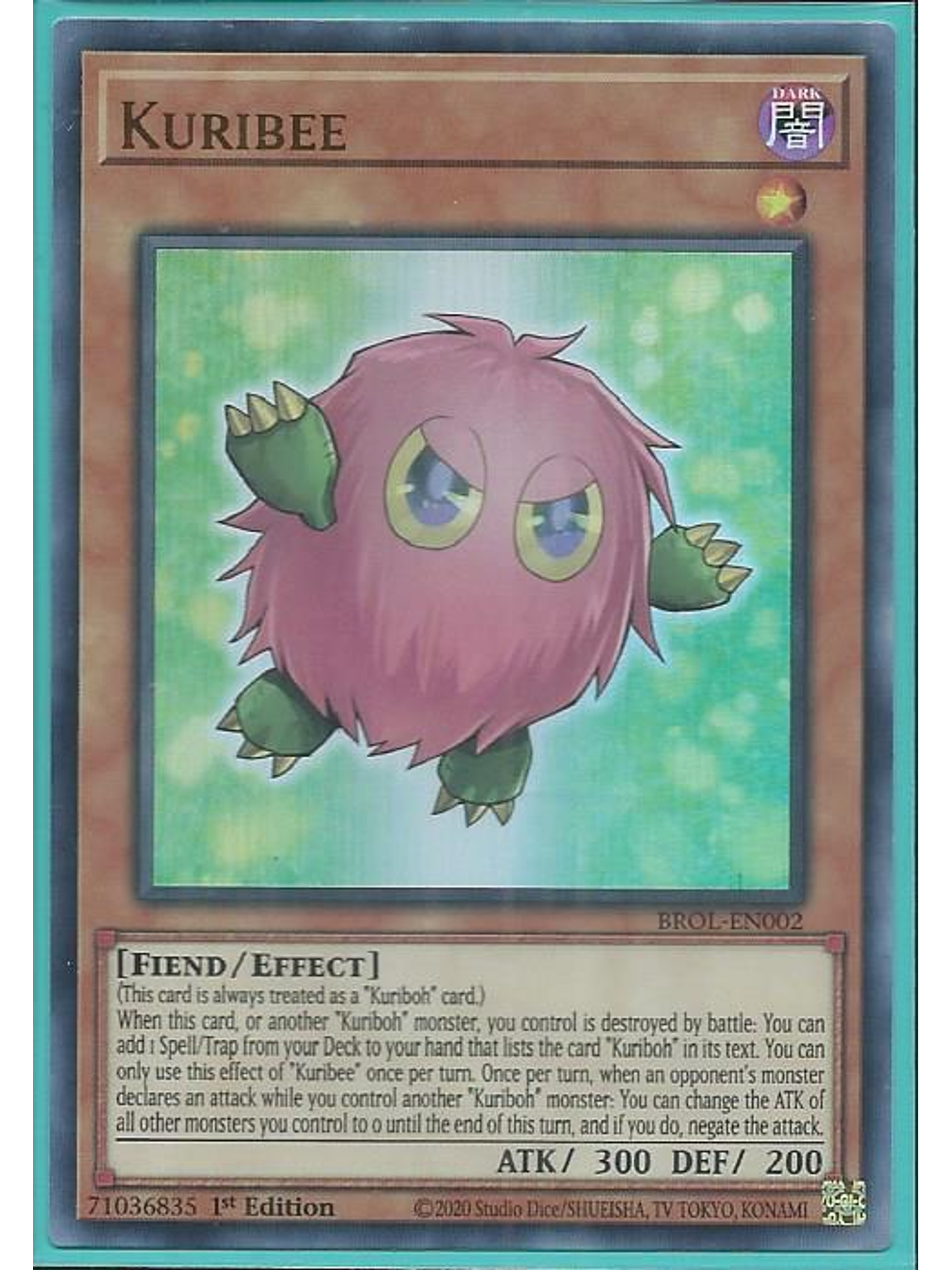 Kuribee - BROL-EN002 - Ultra Rare 1st Edition 1