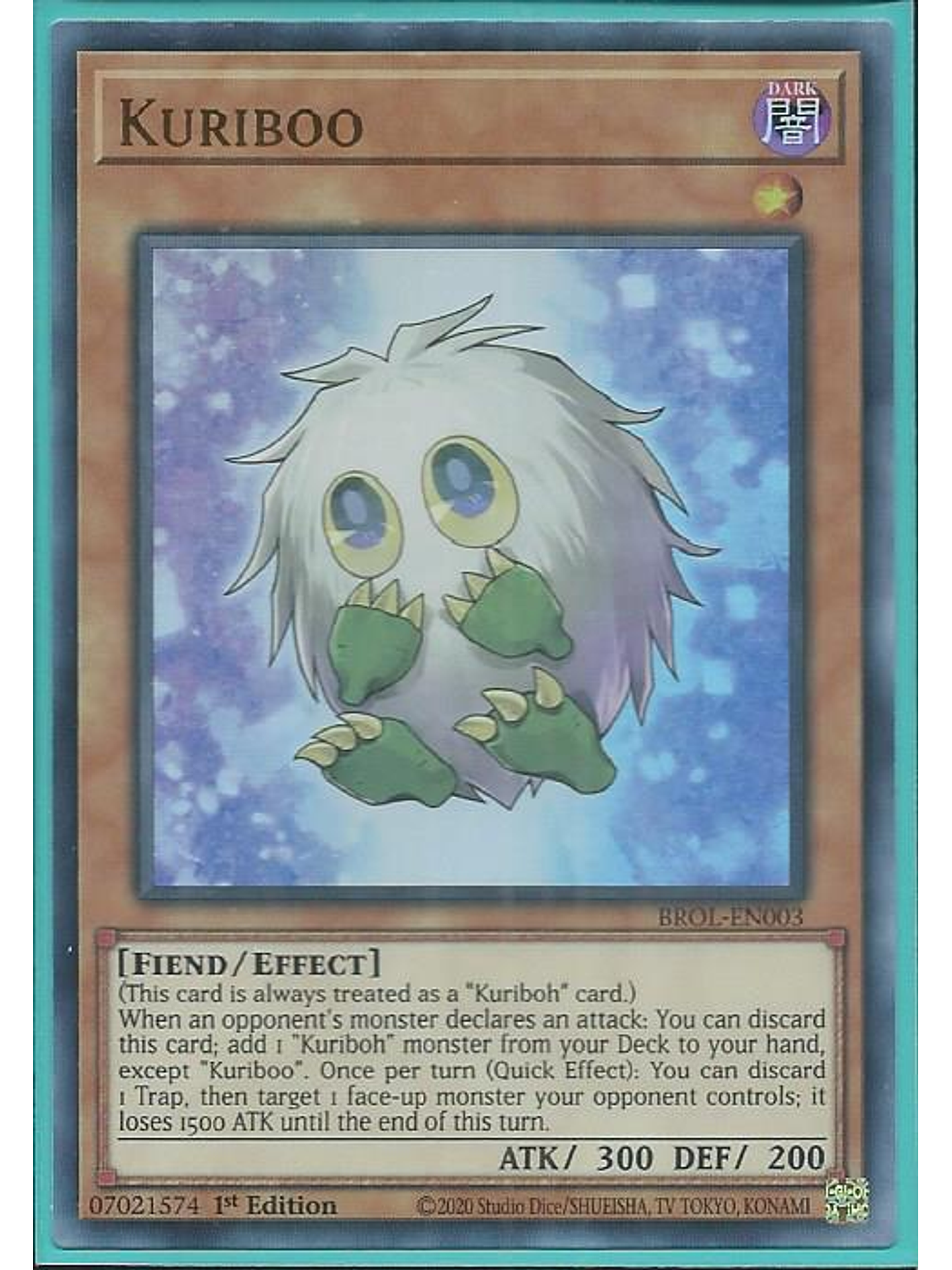 Kuriboo - BROL-EN003 - Ultra Rare 1st Edition 1