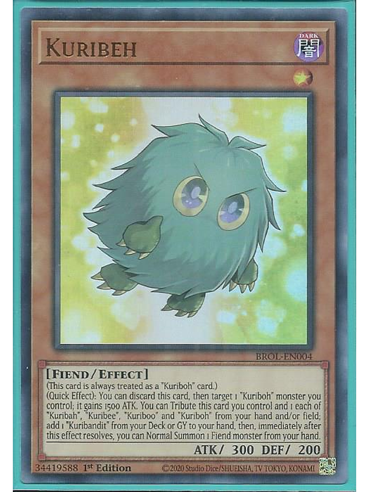 Kuribeh - BROL-EN004 - Ultra Rare 1st Edition 1