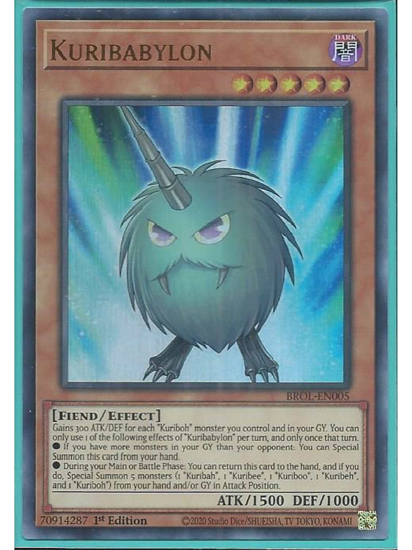 Kuribabylon - BROL-EN005 - Ultra Rare 1st Edition 1