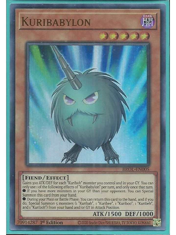 Kuribabylon - BROL-EN005 - Ultra Rare 1st Edition 1