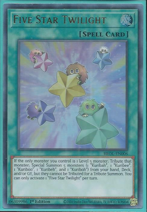Yu-Gi-Oh! TCG Kuriboh Family Set: Kuribah, Kuribee, Kuribeh, Kuriboo & Kuribabylon
