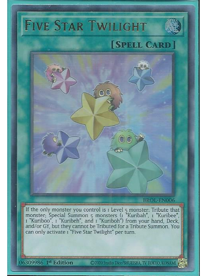 Five Star Twilight - BROL-EN006 - Ultra Rare 1st Edition 1