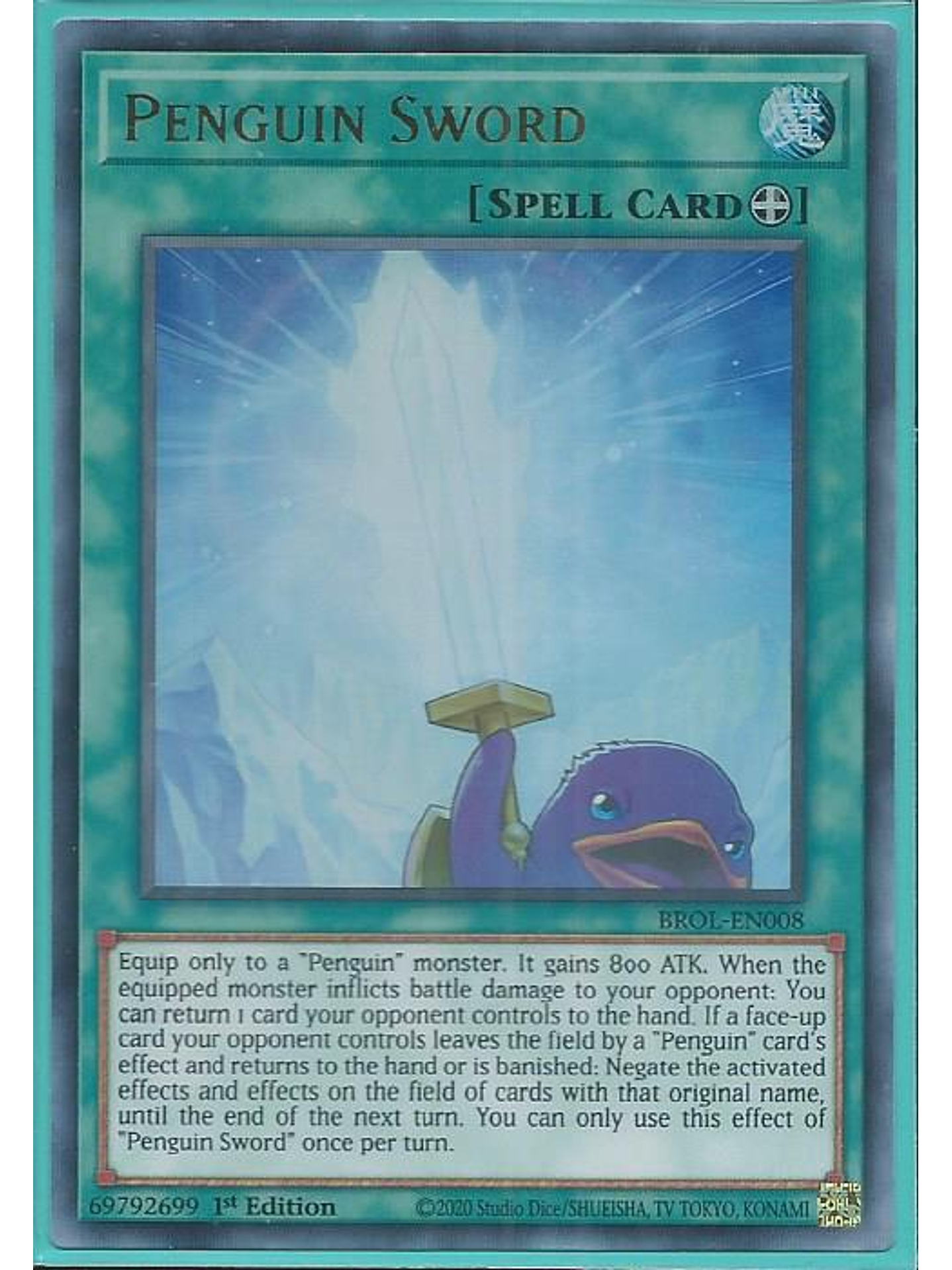 Penguin Sword - BROL-EN008 - Ultra Rare 1st Edition 1