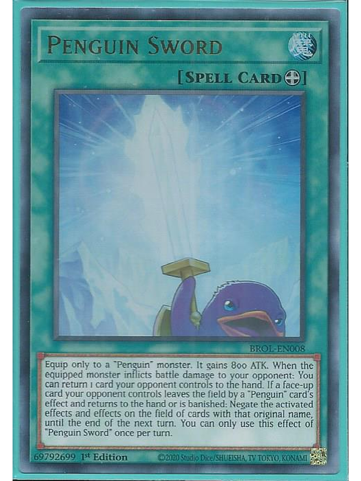 Penguin Sword - BROL-EN008 - Ultra Rare 1st Edition 1