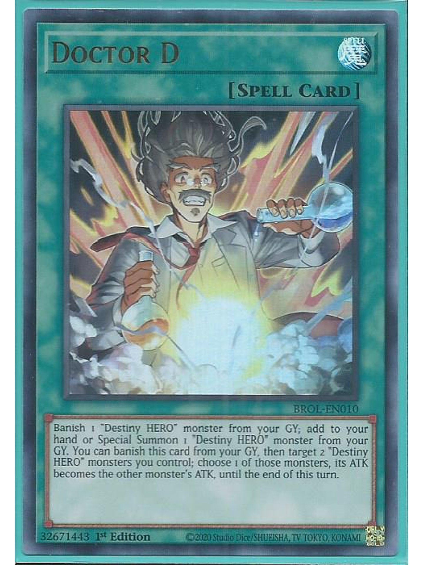 Doctor D - BROL-EN010 - Ultra Rare 1st Edition 1