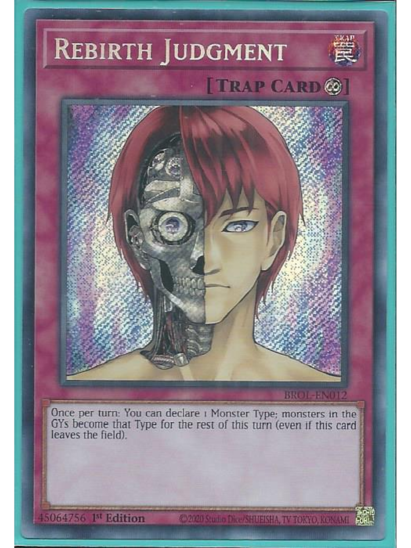 Rebirth Judgment - BROL-EN012 - Secret Rare 1st Edition 1