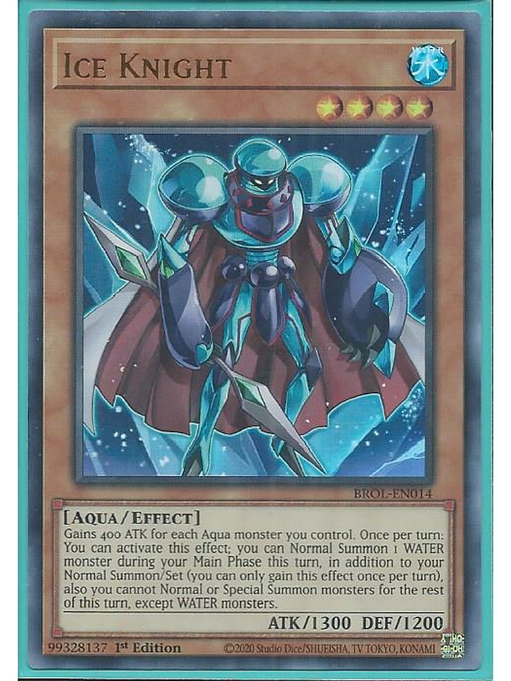 Ice Knight - BROL-EN014 - Ultra Rare 1st Edition 1