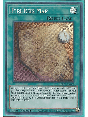 Piri Reis Map - BROL-EN023 - Secret Rare 1st Edition