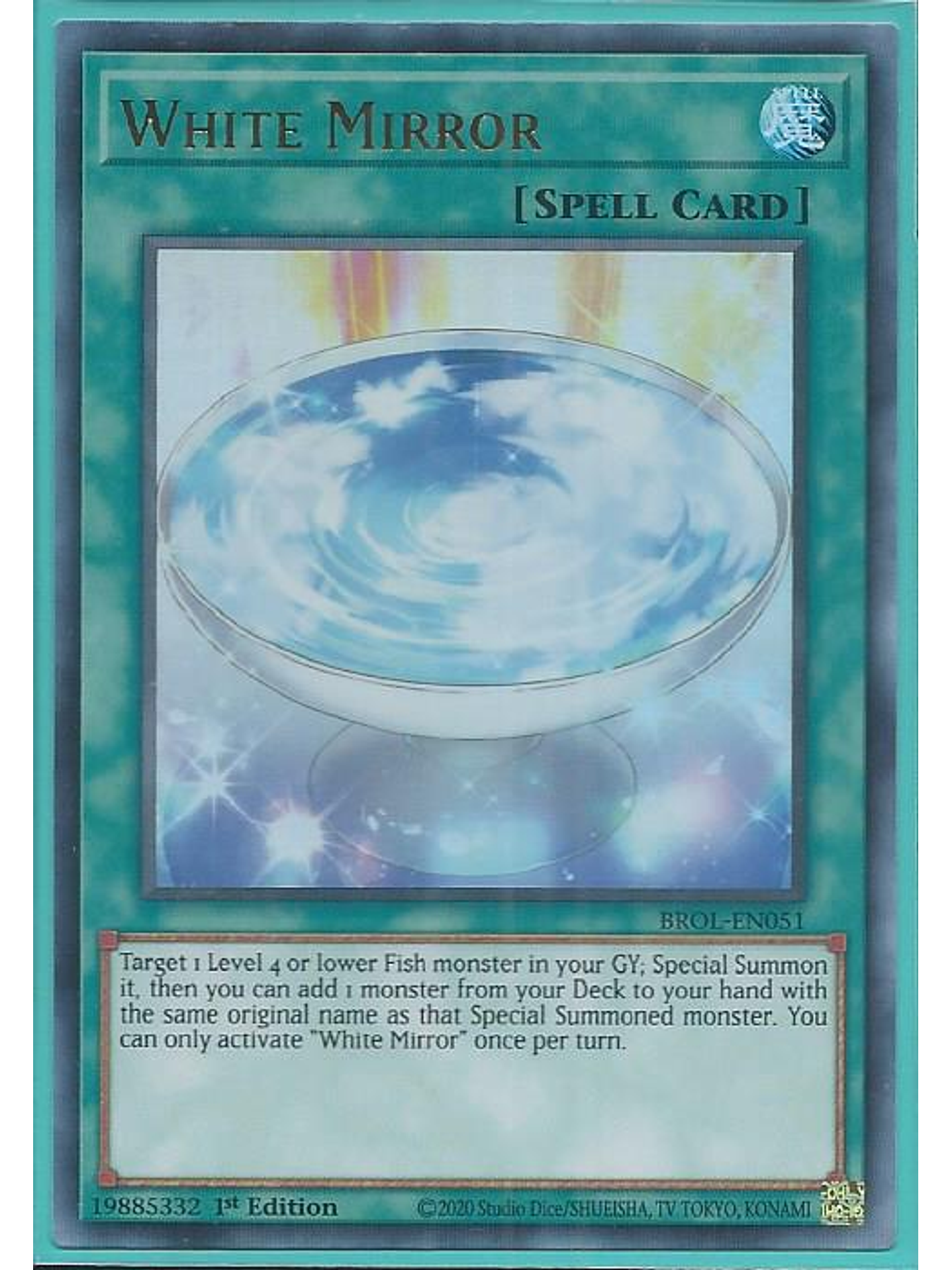 White Mirror - BROL-EN051 - Ultra Rare 1st Edition 1